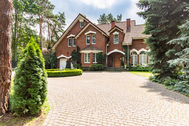 Cobblestone Driveway Pavers in Davidson, NC